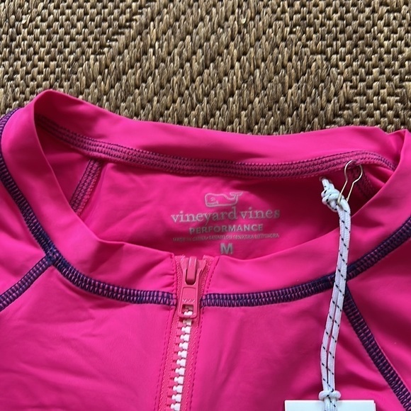 Vineyard Vines Performance Quarter Zip Pullover Biking Running Top M NEW - Picture 5 of 12